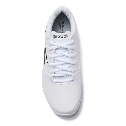 Reebok Mens Spikeless Golf Shoes - 12 X-Wide White/Black/White
