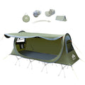 Night Cat 1-Person Waterproof Pop-Up Camping Tent - Army Green, 28.5'' Width