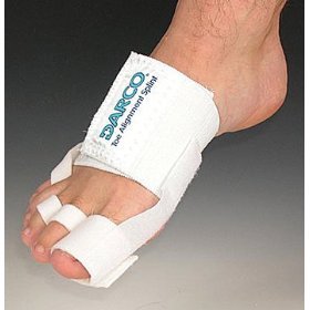 Darco Toe Alignment Splint - Universal Size, 6-Pack for Bunion & Hammertoe Relief