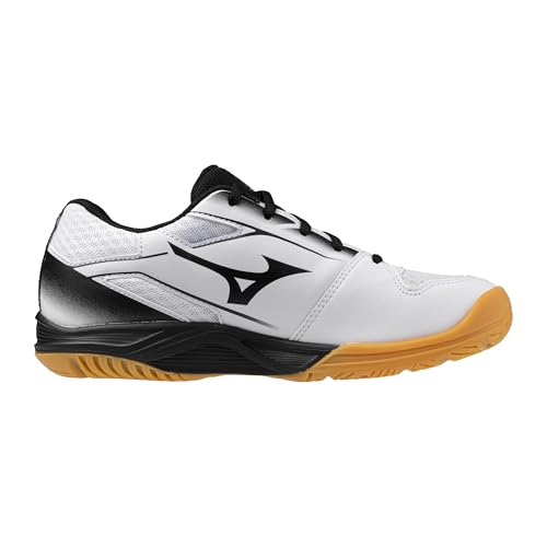 Mizuno Women's Cyclone Speed 5 Volleyball Shoe - White/Black, Size 7.5, Beginner Court Shoe
