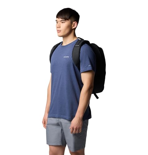 Columbia Unisex Buxton 26L Backpack Black - Padded Laptop & Travel Bag