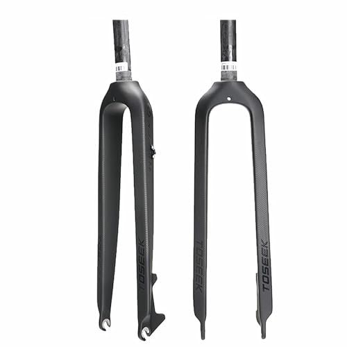 BestParts 26-Inch Full Carbon MTB Rigid Front Fork 1-1/8" Disc Brake Lightweight