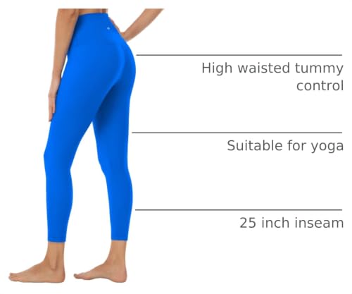 HeyNuts Essential 7/8 High Waist Leggings - Medium, Poolside Blue