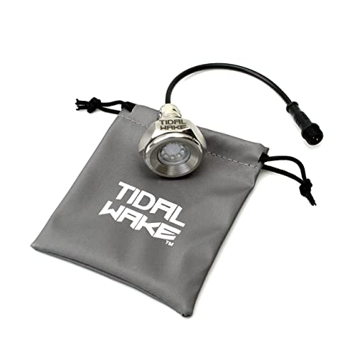 Tidal Wake Blue Underwater LED Boat Drain Plug Light 1/2" NPT Fit