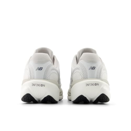 New Balance Men's 1080 V15 Running Shoes - White/Truffle Salt, Size 11