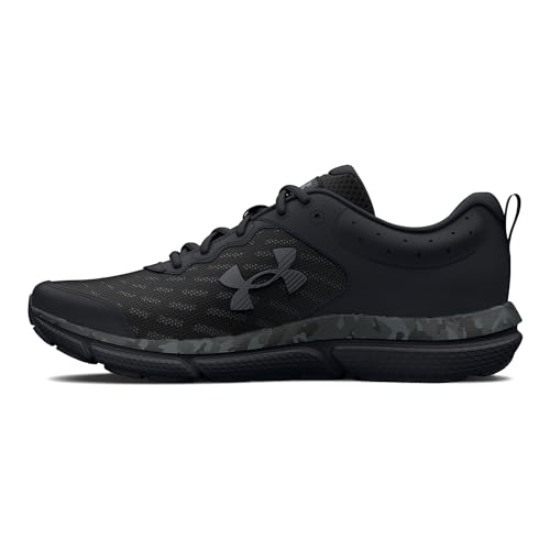 Under Armour Men's Charged Assert 10 Running Shoes - Size 10.5, Black/Gray