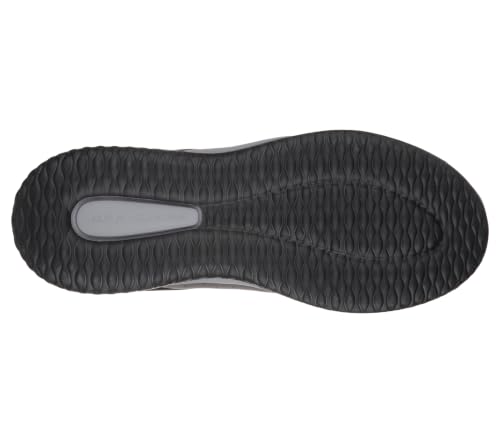 Men's Skechers Expressed-Derest Wide Fit Fashion Sneakers - Black Grey 14