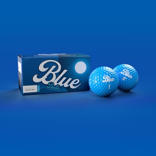 LED Light Up Golf Balls - Glow in The Dark Night Golf Funny Gift