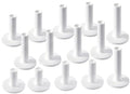 14 Pcs Rubber Golf Tees for Indoor & Outdoor Practice - Multiple Sizes
