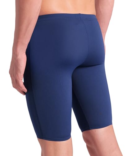 Men's Performance Diamond Swim Jammer - Navy/Red, 30 Inch, Chlorine-Resistant