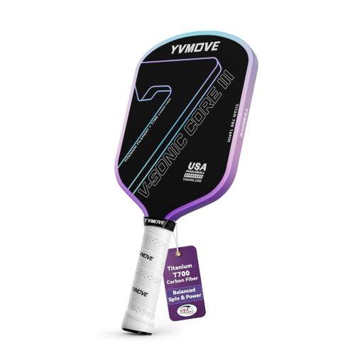 USAPA Approved Carbon Fiber Pickleball Paddle - Elite Control & Power