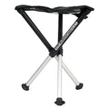 Walkstool Comfort 18-Inch Folding Stool - Black & Silver Aluminium Tripod