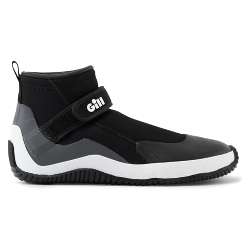 Gill Aquatech Neoprene Water Shoes for Water Sports, 10-10.5 Black