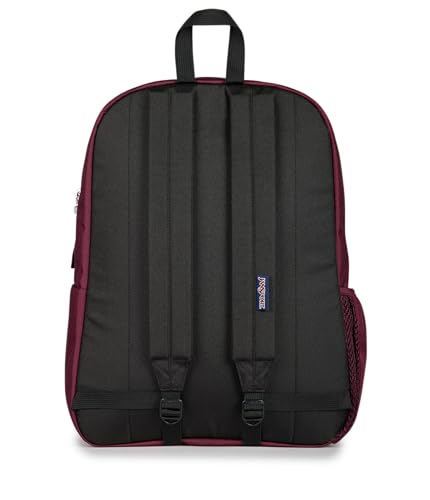 JanSport 26L Cross Town Backpack - 12 Inch Daypack Cherry Lacquer