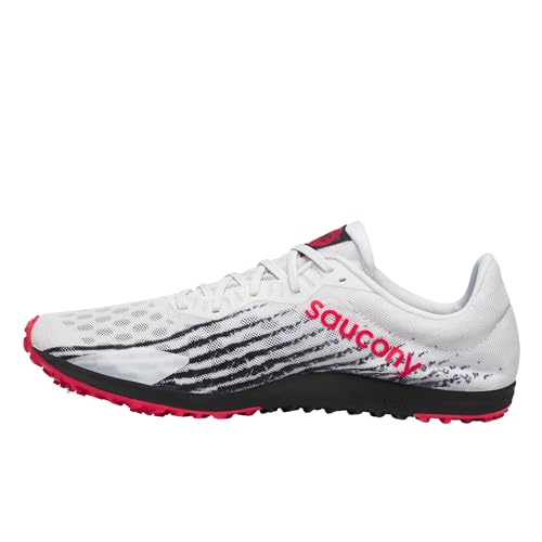 Men's Saucony Kilkenny XC9 Cross-Country Running Shoes - White Black, Size 11