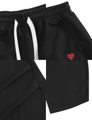 Aelfric Eden Wide Leg Sweatpants Women Small Black Lounge Pants