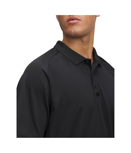 Under Armour Tactical Performance Polo Large Black - Sweat-Wicking, Breathable, Stretch Fit
