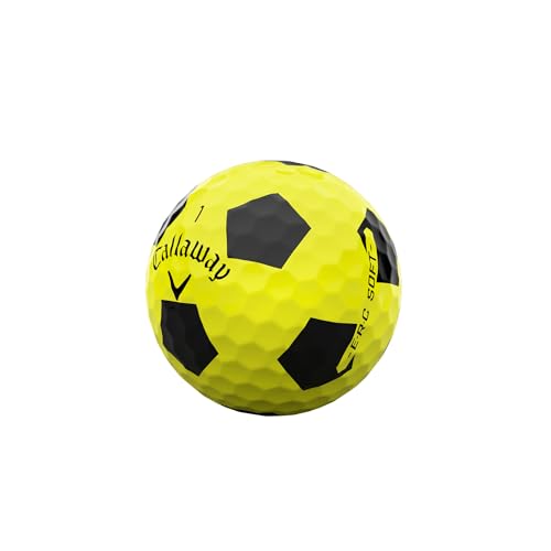 Callaway Golf ERC Soft Golf Balls Truvis Yellow 1 Dozen - 2025 Edition