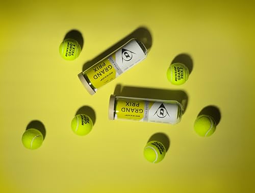 Dunlop Grand Prix Tennis Balls - Single Can (3 Balls) Extra Duty