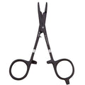 Fly Fishing Clamp - 5.5 Inch Straight Black Fish Handling Tool