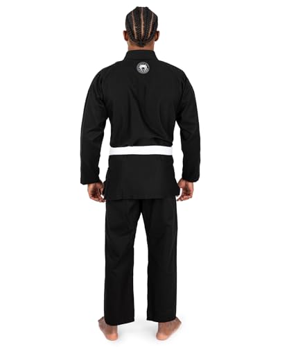 Venum First BJJ Gi - Black, Lightweight & Durable Martial Arts Uniform