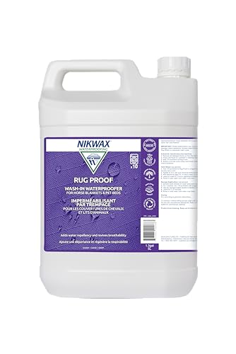 Nikwax Rug Proof Waterproofing Spray 169 Fl Oz - Horse Blanket & Pet Bed Protector