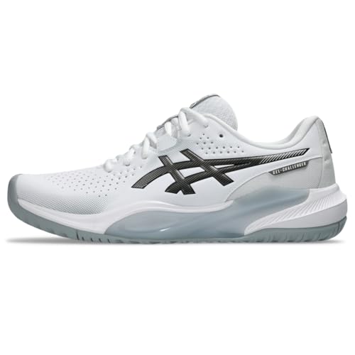 ASICS Men's Gel-Challenger 15 Tennis Shoes - White/Gunmetal 9.5