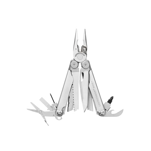 Leatherman Wave Plus 18-in-1 Multi-Tool Stainless Steel for DIY & Outdoors