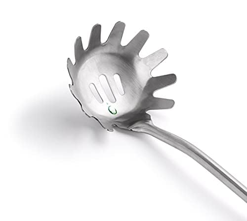 HornTide Stainless Steel Pasta Tongs Set with Spaghetti Claw - Pasta Tong Spoon Variation