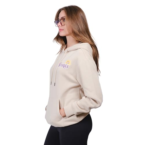 Women's WNBA Official Hoodie Sweatshirt - Los Angeles Sparks Large Sand Variant