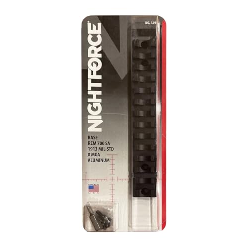 Nightforce Standard Duty Aluminum Base 0 MOA for Remington 700 SA