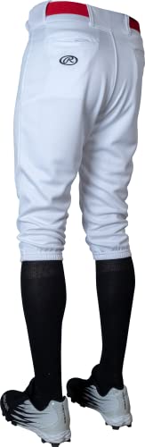 Baseball Pants - Rawlings PRO 150 Series Knicker Fit Adult White Small