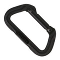 SMC Safety and Rescue Non-Locking Carabiner: Force Series D, Black - 62005