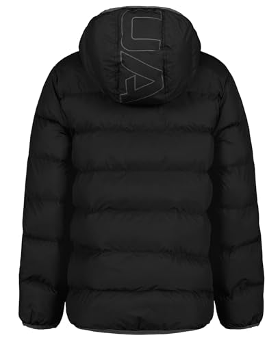 Under Armour Boys' X-Large Pronto Hooded Puffer Jacket - Black, Warm Outerwear