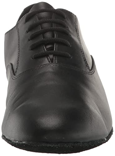 Very Fine Men's Wide Leather Ballroom Dance Shoes - Adrian Black / 11 Wide