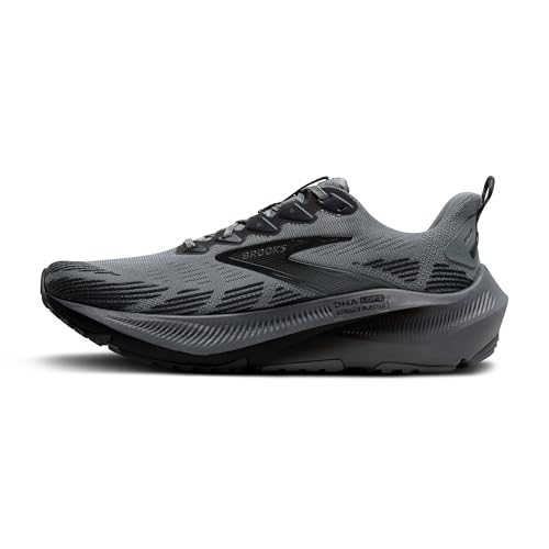 Brooks Men's Ghost Trail Running Shoe 10.5 Wide Gray/Gray/Blackened Pearl