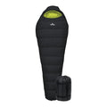 TETON Sports LEEF 0°F Ultralight Mummy Sleeping Bag for Camping & Backpacking - Black/Sage