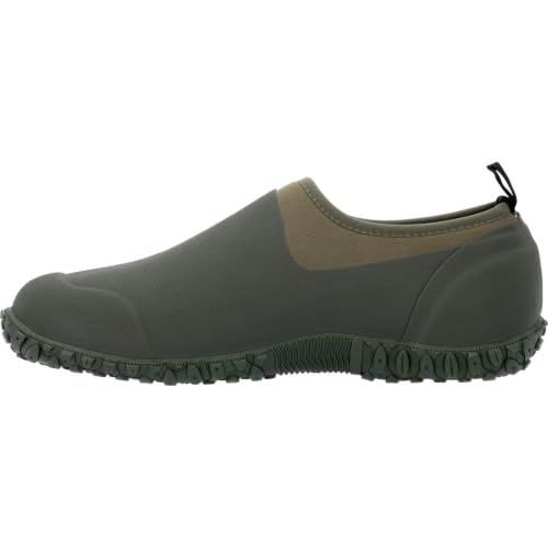 MUCK Men's Muckster Low Waterproof Rubber Garden Shoes, Green, Size 12