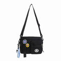 Men's Crossbody Bag Messenger Sling Shoulder Bag with Space Badge