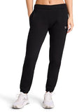 Reebok Women's Rhinestone Jogger Black XL - 30 Inch Inseam, Midweight Cotton Blend