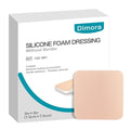 Dimora Silicone Foam Dressing 3x3 Inch Pack of 10 - Absorbent Waterproof Wound Bandages - Cuttable & Gentle Adhesive