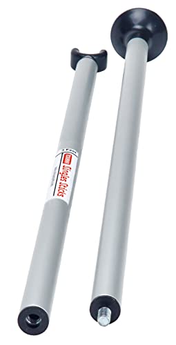 Portable Tennis Singles Sticks with 3-Foot Measure for Regulation Court Conversion