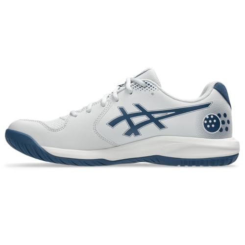 ASICS Men's Gel-Dedicate 9 Pickleball Tennis Shoes 10.5 Concrete Mako Blue