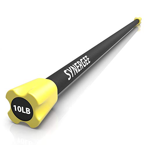Weighted Workout Bar Set - 48 Inch Exercise Strength Training Bars for Home & Gym