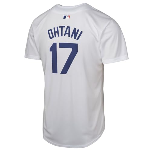 Kids Los Angeles Dodgers MLB Jersey - Shohei Ohtani White Home Uniform, Size 5-6 - Variation of THIS listing