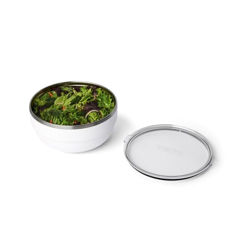 YETI Rambler Insulated Stainless Steel Bowl with Lid - 4.5 Quart White