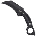 CRKT Du Hoc Fixed Blade Knife with Sheath - Tactical Karambit, Black, 2630