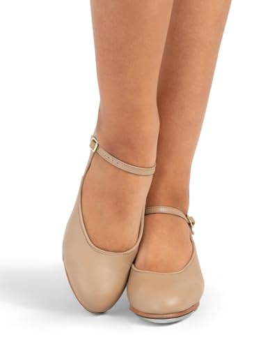 Capezio Women's Tap Jr. Footlight Tap Shoe 7.5 Caramel - Dance Performance Footwear