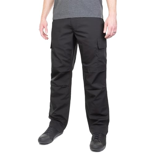 Men's Cargo Tactical Pants - LAPG Core Cargo Pants 48W x 38L Black Regular Fit