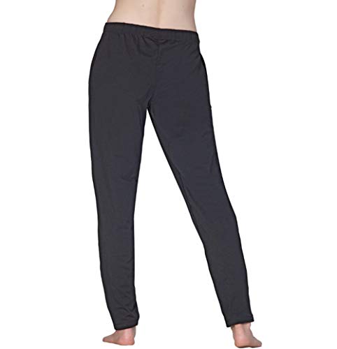 SportHill Women's Voyage Medium Weight Running Pants Black Large Petite